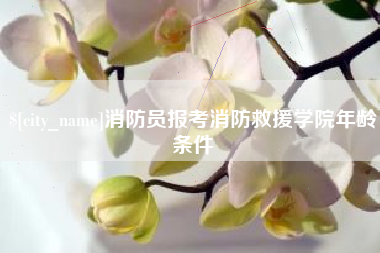 西藏消防员报考消防救援学院年龄条件