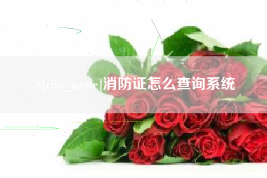 西藏消防证怎么查询系统