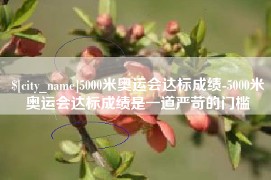 西藏5000米奥运会达标成绩-5000米奥运会达标成绩是一道严苛的门槛