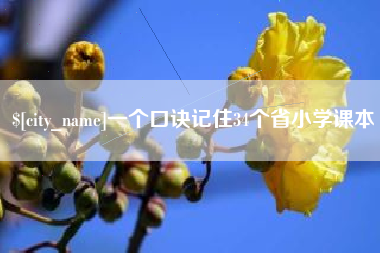 西藏一个口诀记住34个省小学课本