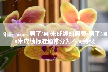 西藏男子5000米成绩对照表-男子5000米成绩标准通常分为不同等级