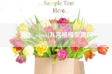 西藏九宫格模型建筑