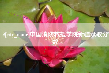 西藏中国消防救援学院新疆录取分数