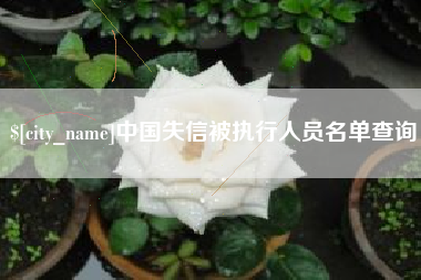 西藏中国失信被执行人员名单查询