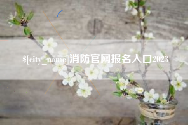 西藏消防官网报名入口2023