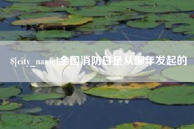 西藏全国消防日是从哪年发起的
