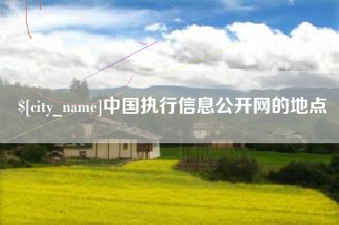 西藏中国执行信息公开网的地点