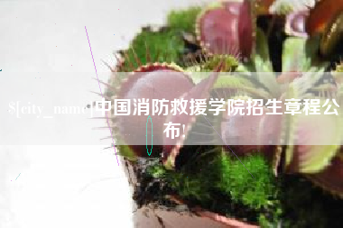 西藏中国消防救援学院招生章程公布!